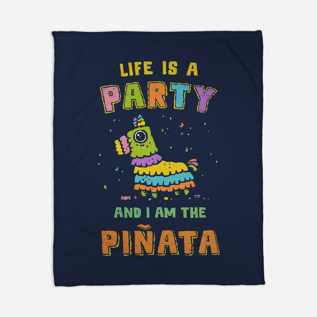 Life Is A Party-None-Fleece-Blanket-kg07