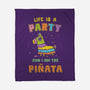 Life Is A Party-None-Fleece-Blanket-kg07