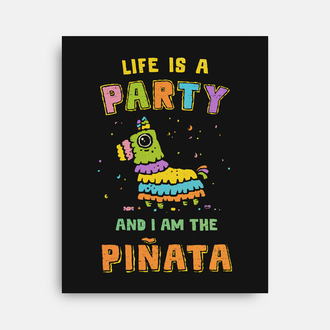 Life Is A Party-None-Stretched-Canvas-kg07