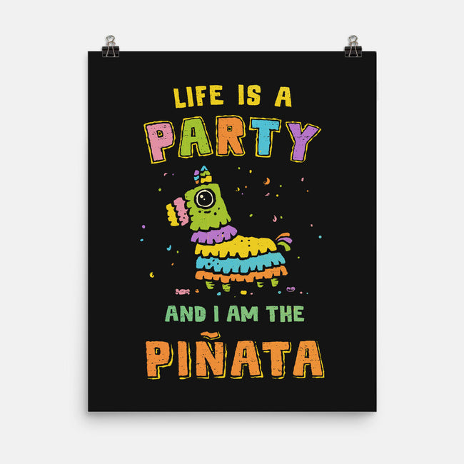 Life Is A Party-None-Matte-Poster-kg07