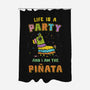 Life Is A Party-None-Polyester-Shower Curtain-kg07