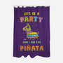 Life Is A Party-None-Polyester-Shower Curtain-kg07