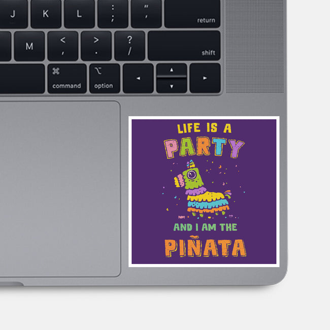 Life Is A Party-None-Glossy-Sticker-kg07