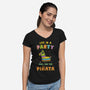 Life Is A Party-Womens-V-Neck-Tee-kg07