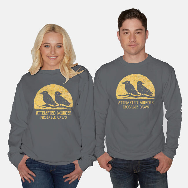 Probable Caws-Unisex-Crew Neck-Sweatshirt-kg07