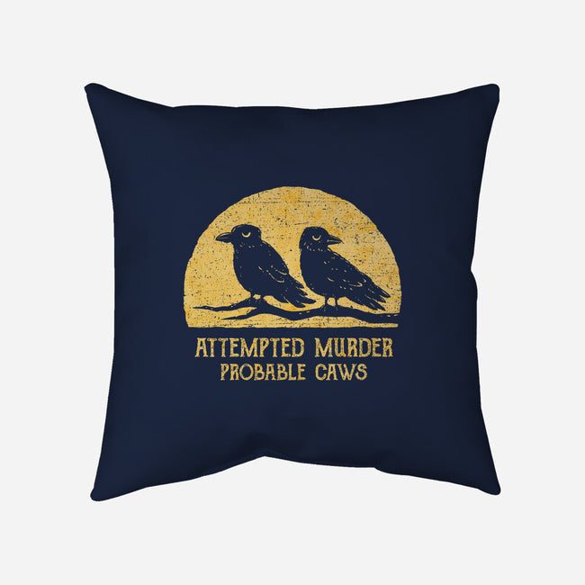 Probable Caws-None-Removable Cover w Insert-Throw Pillow-kg07