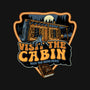 Visit The Cabin-None-Drawstring-Bag-glitchygorilla