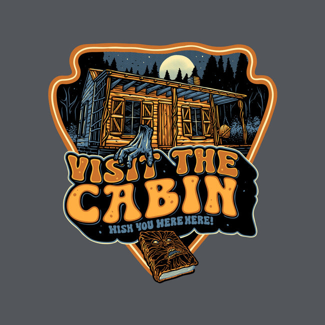 Visit The Cabin-Mens-Basic-Tee-glitchygorilla