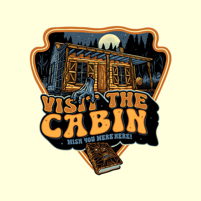 Visit The Cabin-None-Drawstring-Bag-glitchygorilla