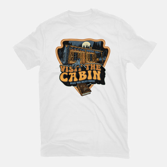 Visit The Cabin-Mens-Premium-Tee-glitchygorilla