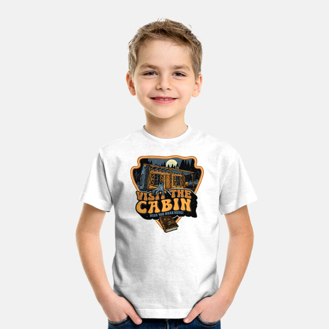 Visit The Cabin-Youth-Basic-Tee-glitchygorilla