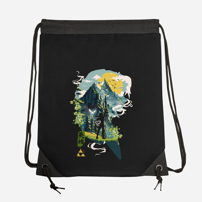 Ballad Of The Hero-None-Drawstring-Bag-Arinesart