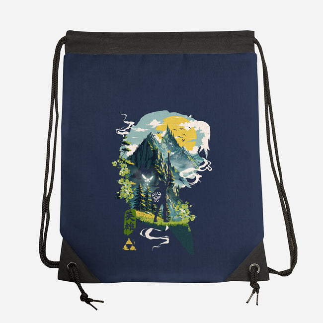 Ballad Of The Hero-None-Drawstring-Bag-Arinesart