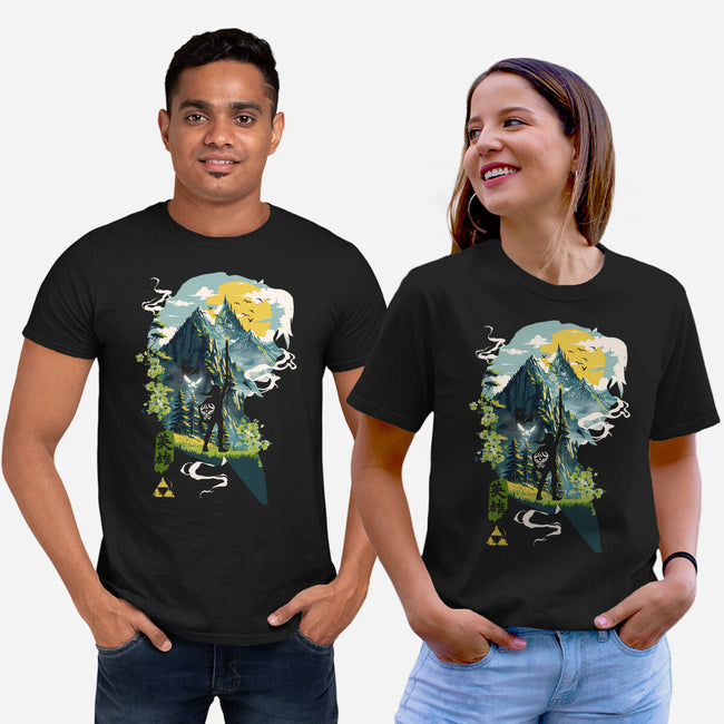 Ballad Of The Hero-Unisex-Basic-Tee-Arinesart