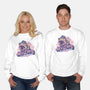 Just Wanna Sleep All Day-Unisex-Crew Neck-Sweatshirt-glitchygorilla
