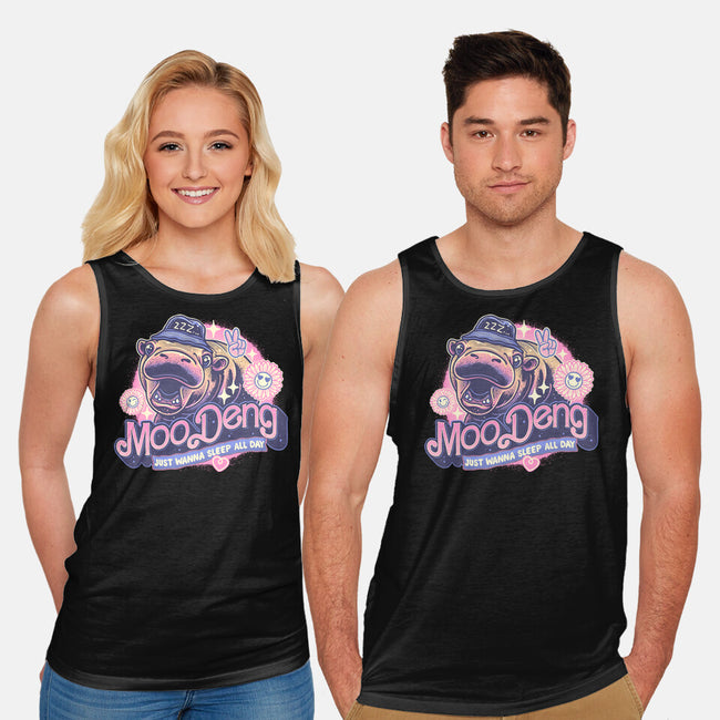 Just Wanna Sleep All Day-Unisex-Basic-Tank-glitchygorilla