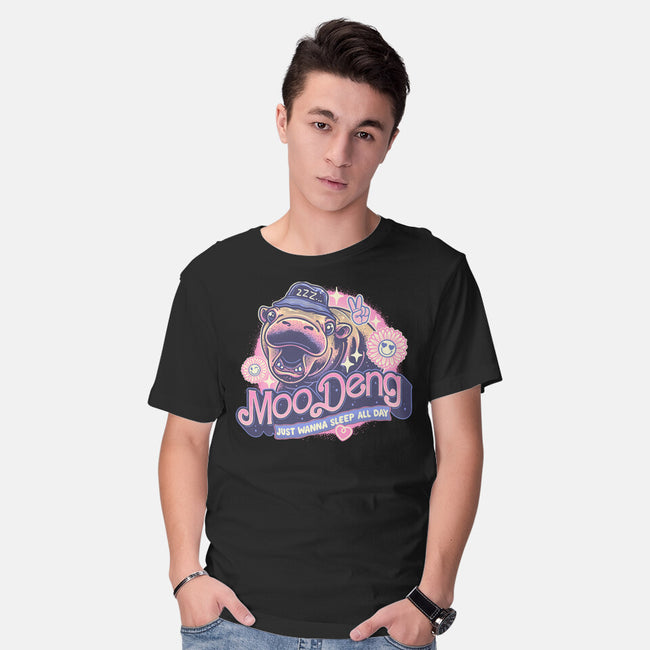 Just Wanna Sleep All Day-Mens-Basic-Tee-glitchygorilla