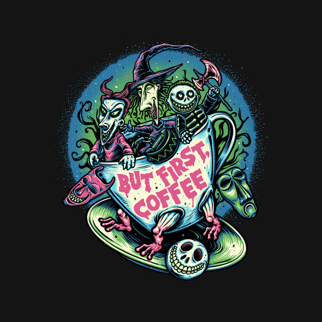 But First Coffee-Baby-Basic-Tee-glitchygorilla