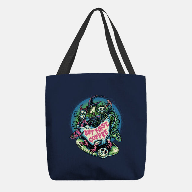 But First Coffee-None-Basic Tote-Bag-glitchygorilla