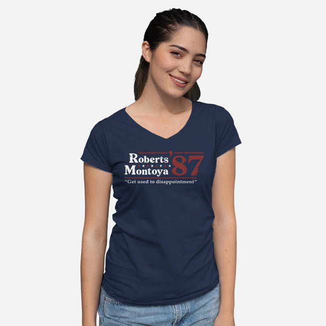 Inconceivable Vote-Womens-V-Neck-Tee-retrodivision