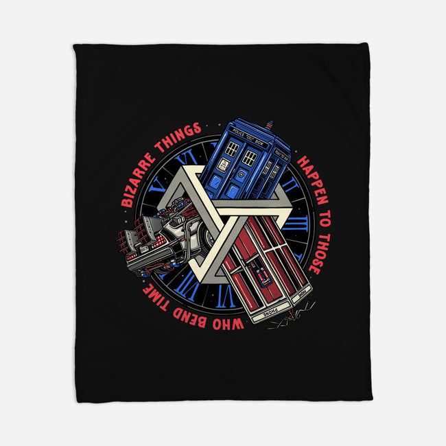 Time Benders-None-Fleece-Blanket-glitchygorilla