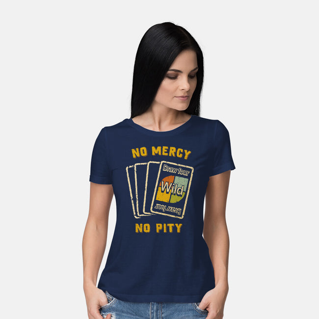 No Mercy No Pity-Womens-Basic-Tee-kg07