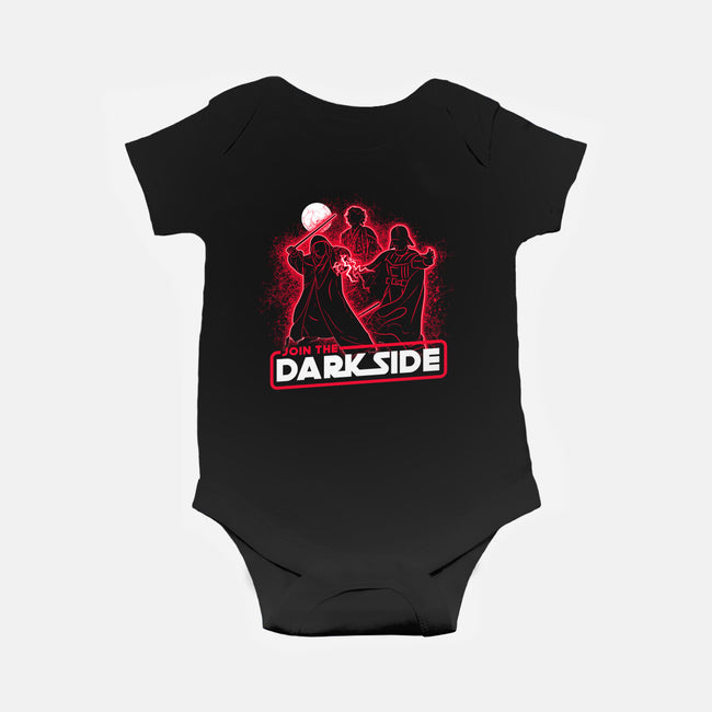 Join The Dark Side Classic-Baby-Basic-Onesie-rocketman_art