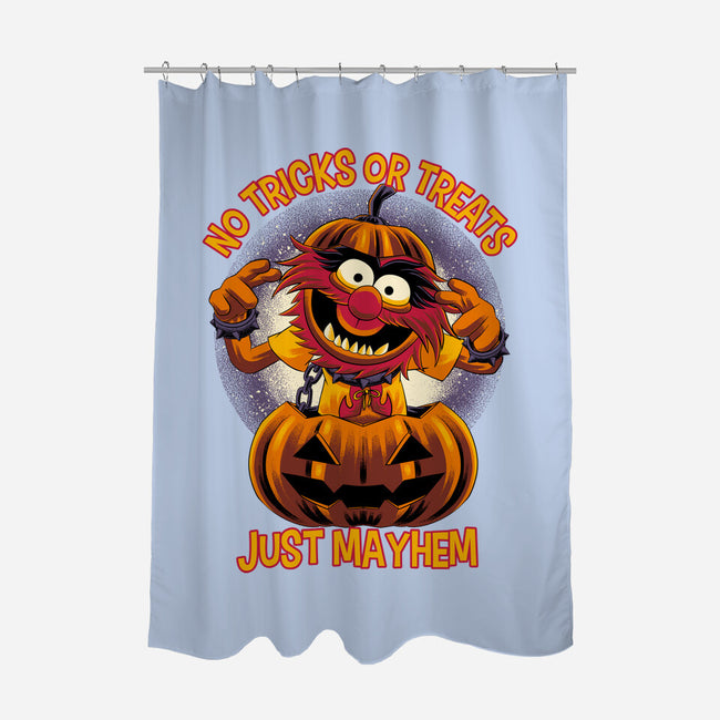 No Tricks Or Treats-None-Polyester-Shower Curtain-rmatix