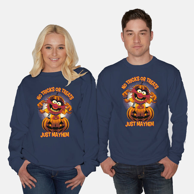 No Tricks Or Treats-Unisex-Crew Neck-Sweatshirt-rmatix