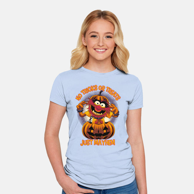 No Tricks Or Treats-Womens-Fitted-Tee-rmatix