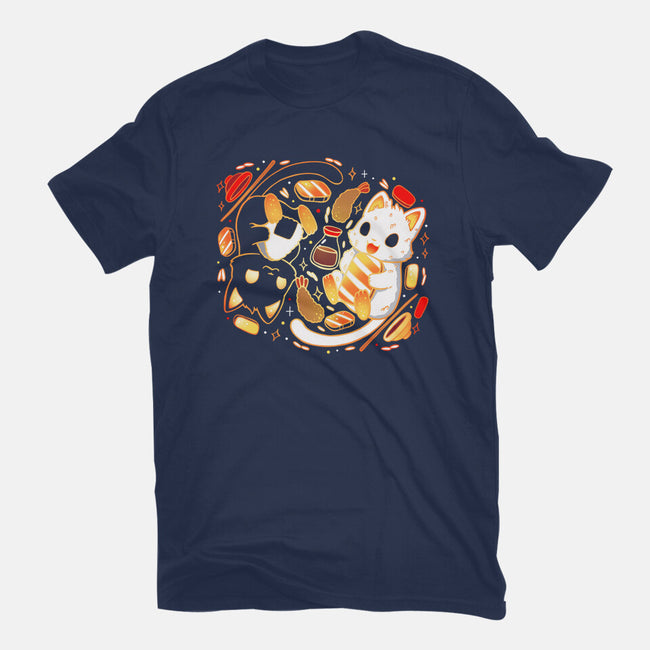 Sushi Japan Kittens-Mens-Heavyweight-Tee-Vallina84