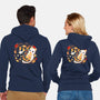 Sushi Japan Kittens-Unisex-Zip-Up-Sweatshirt-Vallina84