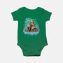 Frog Master Jedi-Baby-Basic-Onesie-nickzzarto