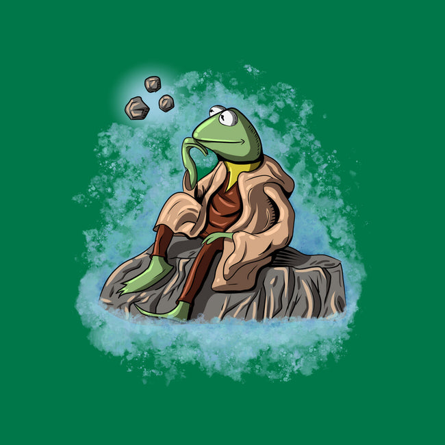 Frog Master Jedi-Womens-Off Shoulder-Tee-nickzzarto