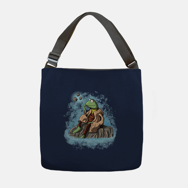 Frog Master Jedi-None-Adjustable Tote-Bag-nickzzarto