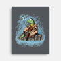 Frog Master Jedi-None-Stretched-Canvas-nickzzarto