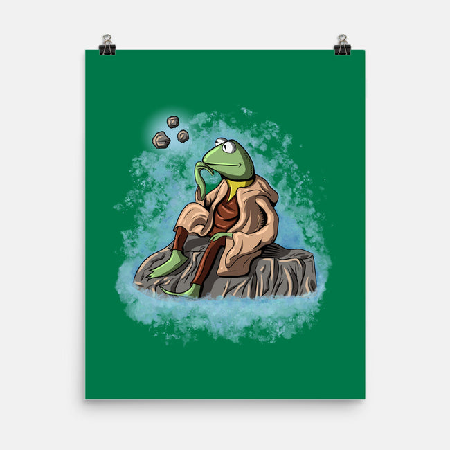 Frog Master Jedi-None-Matte-Poster-nickzzarto