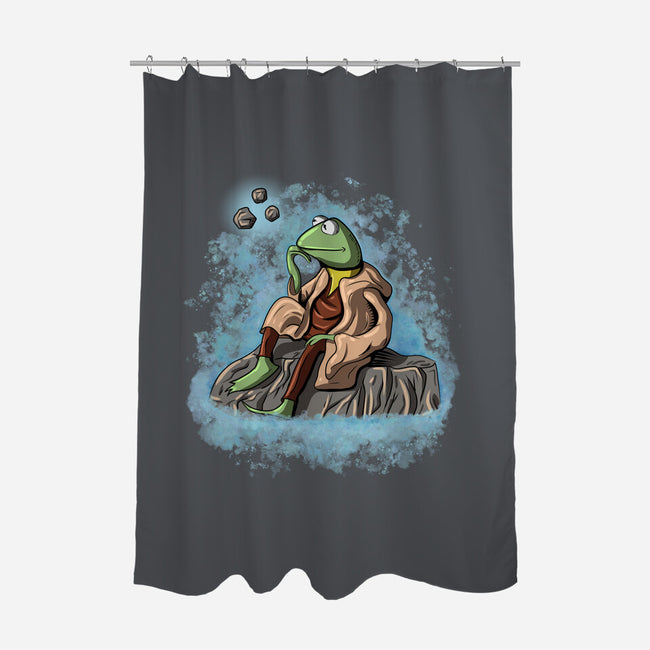 Frog Master Jedi-None-Polyester-Shower Curtain-nickzzarto