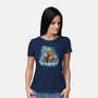 Frog Master Jedi-Womens-Basic-Tee-nickzzarto