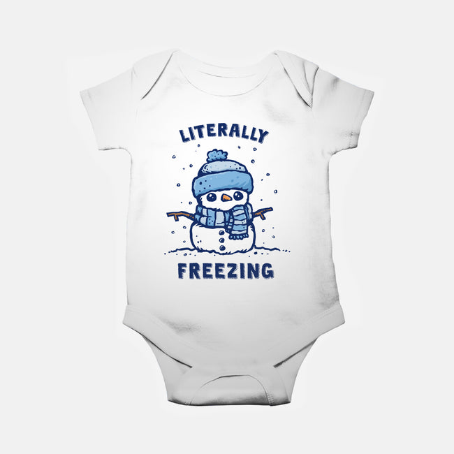 Literally Freezing-Baby-Basic-Onesie-kg07