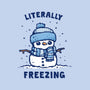 Literally Freezing-Womens-Fitted-Tee-kg07