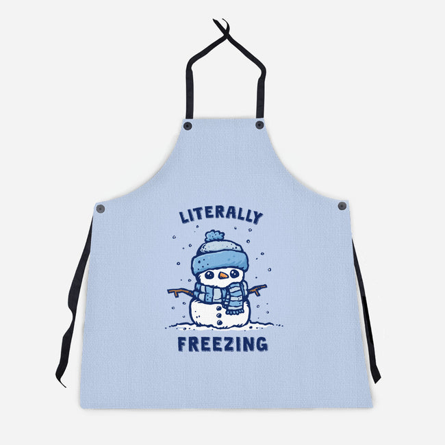 Literally Freezing-Unisex-Kitchen-Apron-kg07