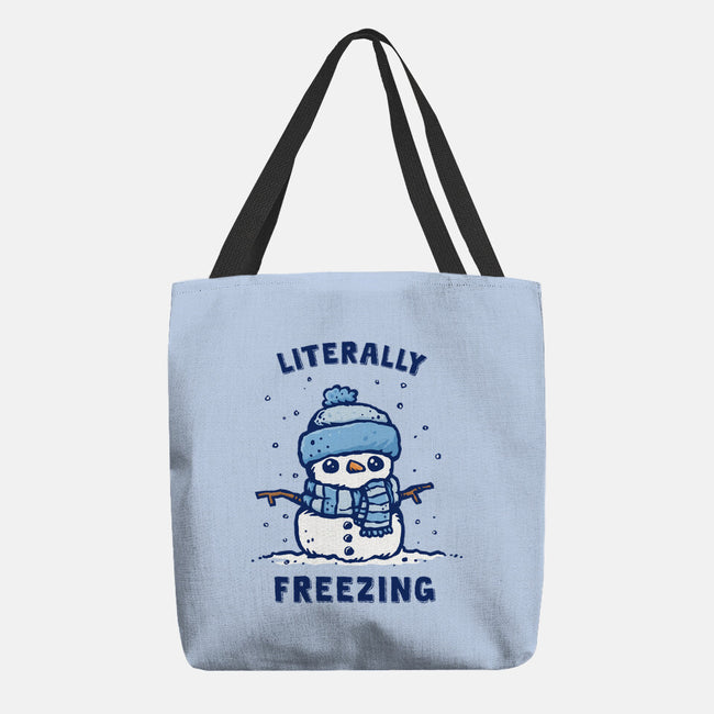 Literally Freezing-None-Basic Tote-Bag-kg07