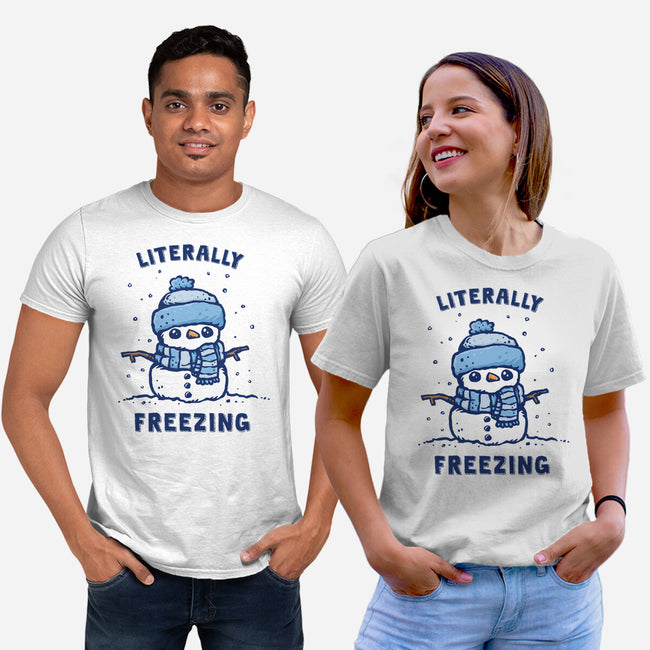 Literally Freezing-Unisex-Basic-Tee-kg07