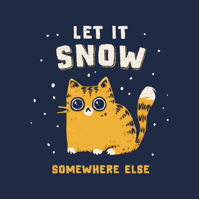 Let It Snow Somewhere Else-Mens-Basic-Tee-kg07