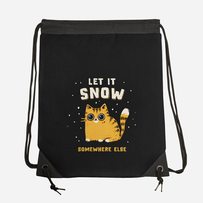 Let It Snow Somewhere Else-None-Drawstring-Bag-kg07