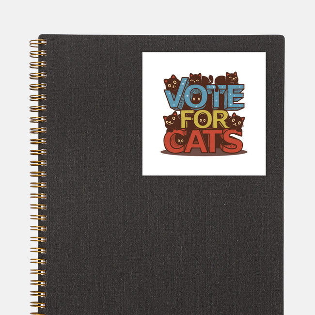 Vote For Cats-None-Glossy-Sticker-erion_designs