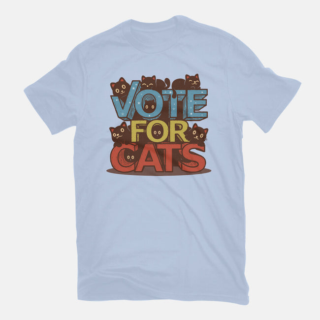 Vote For Cats-Womens-Fitted-Tee-erion_designs