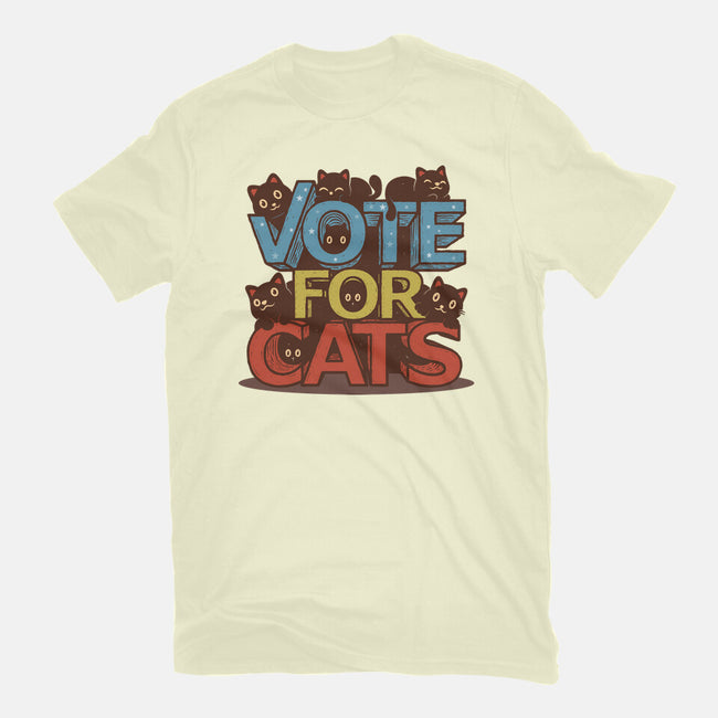 Vote For Cats-Mens-Basic-Tee-erion_designs