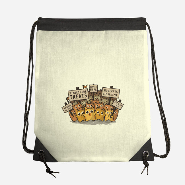 Pet Protest-None-Drawstring-Bag-erion_designs